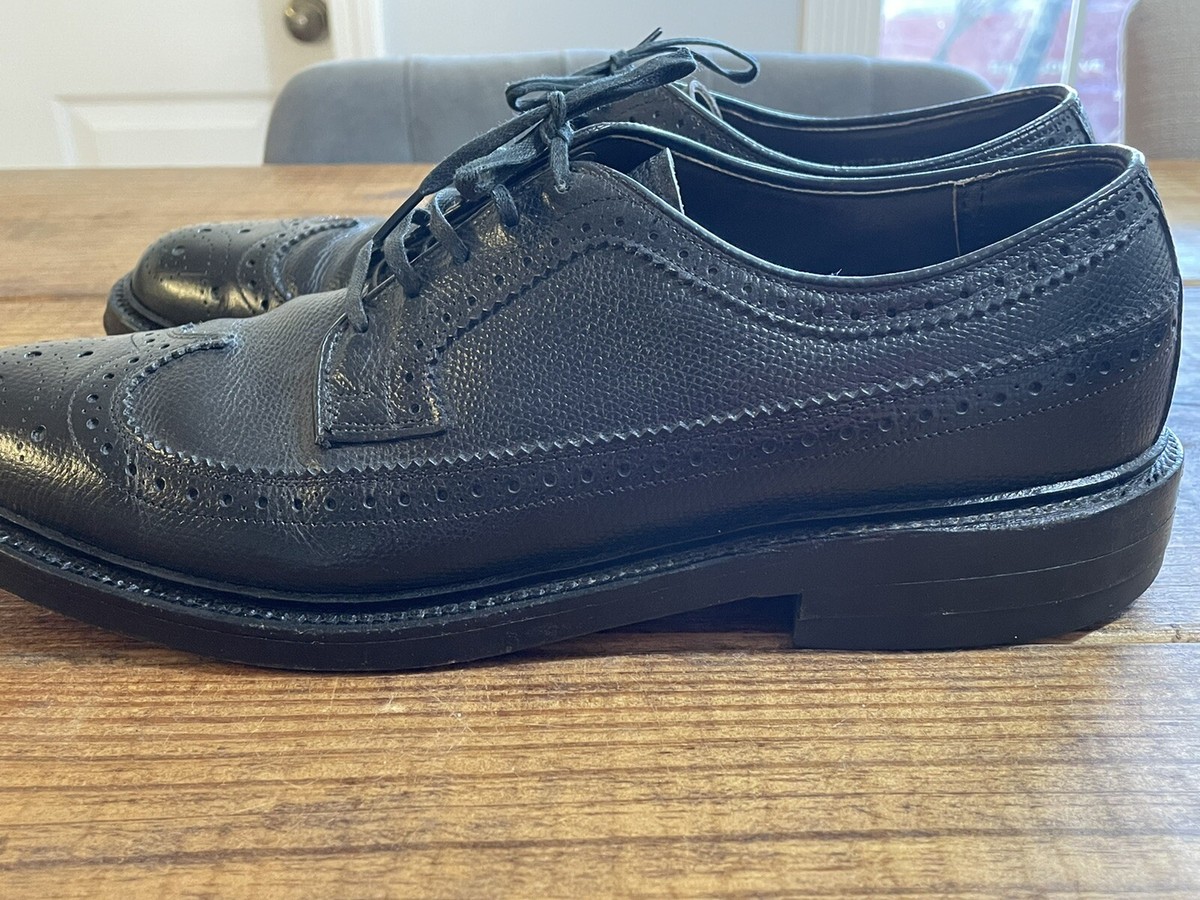 Hanover LB Sheppard 3312 Wingtip Dress Shoes 8 1/2 Black Hanover LB Sheppard 3312 Wingtip Dress Shoes 8 1/2 Black