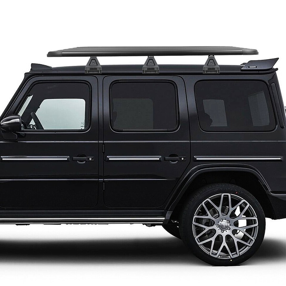 60" L X 48" W Light Weight Black Roof Rack Cargo Box Carrier Basket w