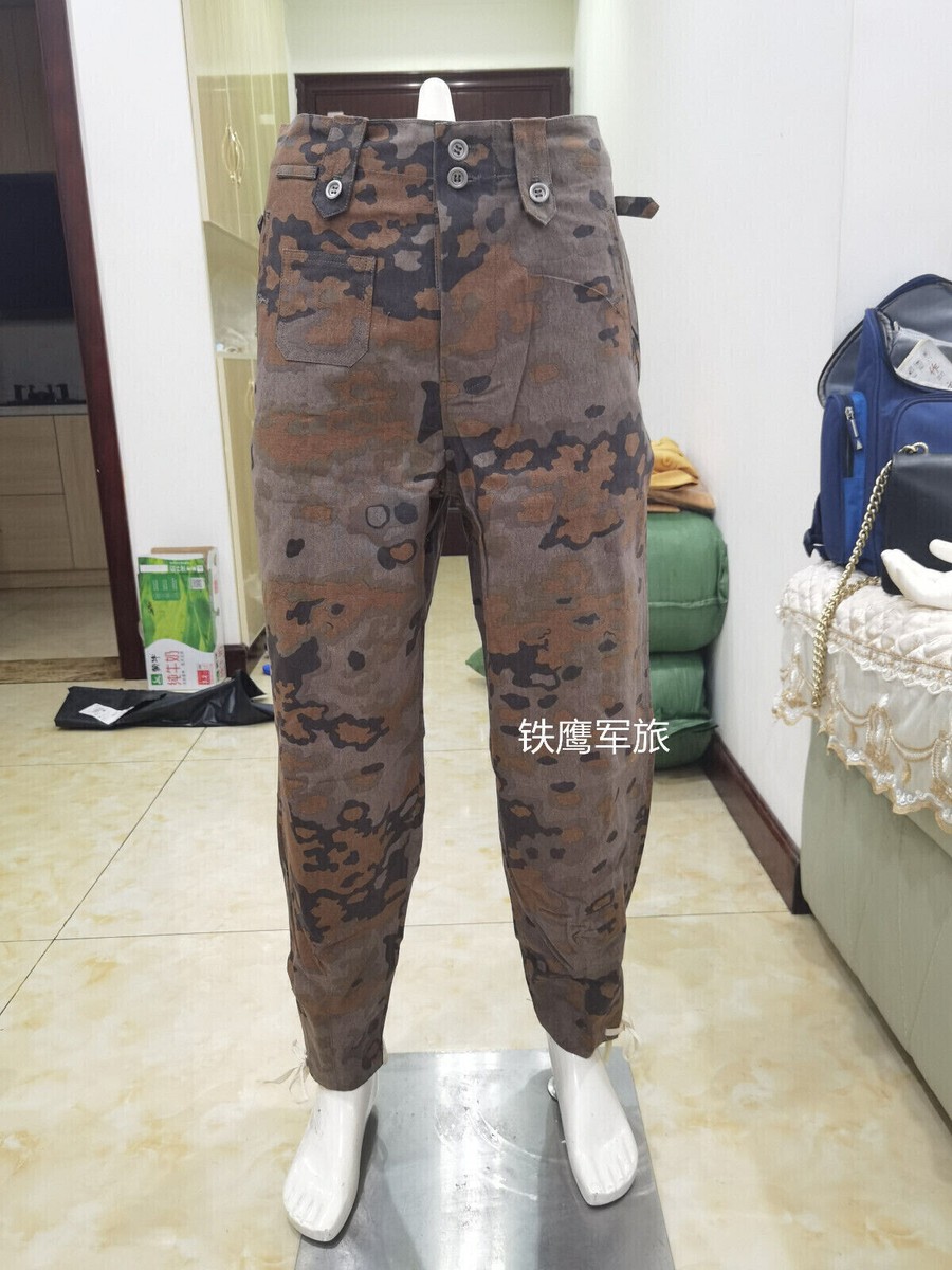 SIZE XXL WWII GERMAN ELITE FIELD M43 AUTUMN OAK CAMO PANTS