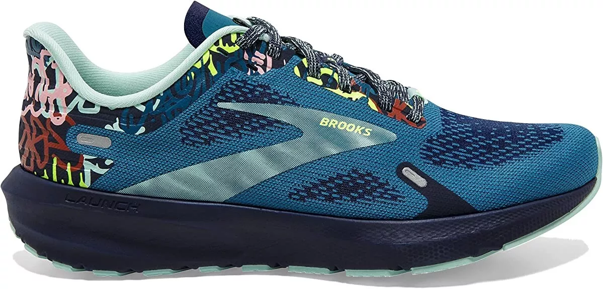 Brooks Women's Launch 9 Neutral Running Shoes Blue Multi Size 5