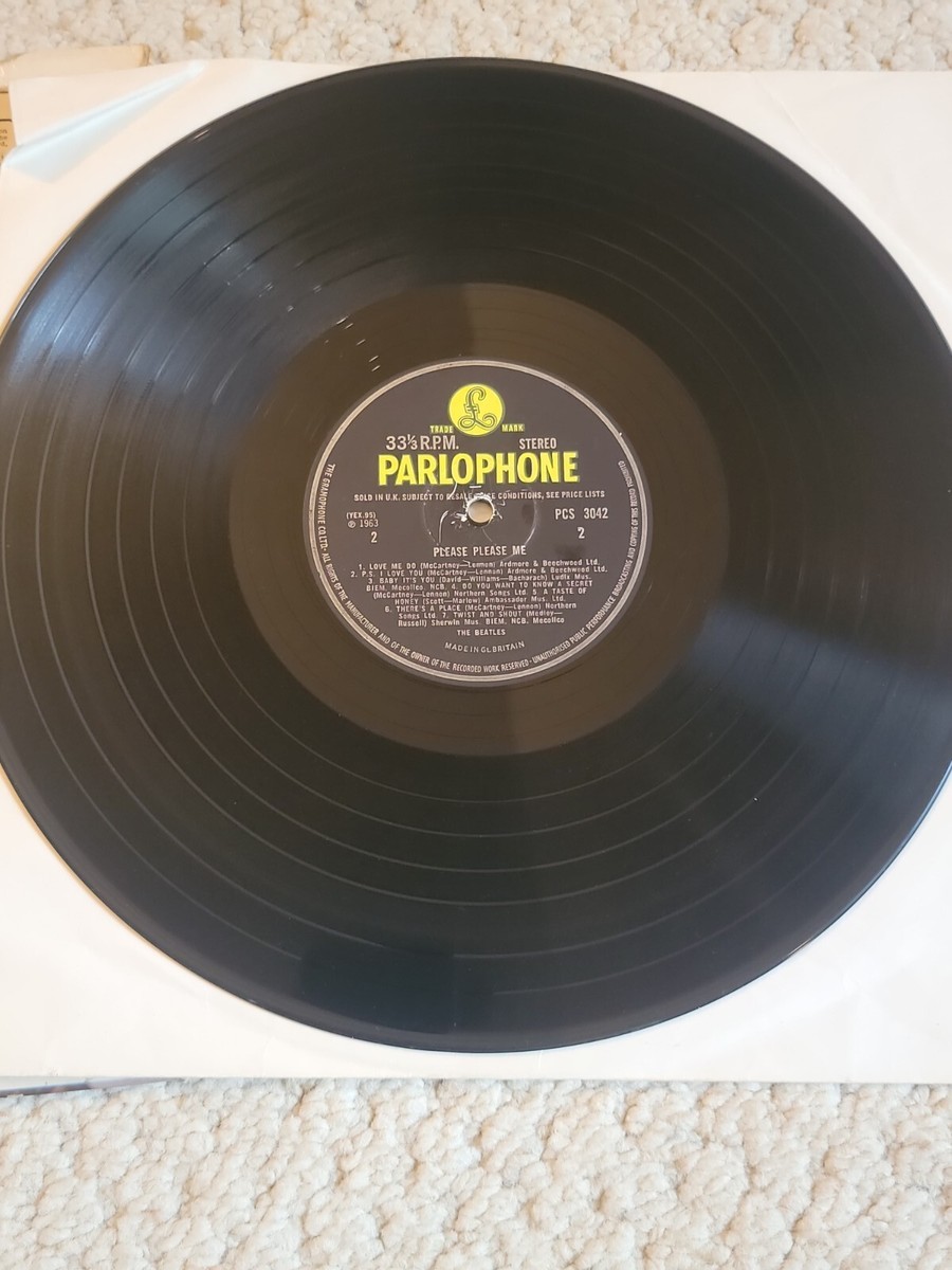 The Beatles Please Please Me Parlophone Stereo 1963 PCS 3042 UK