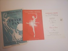 3xVintage 1950s 60 Scala/Theatre Royal/Wyndhams Theatre Programmes. 
