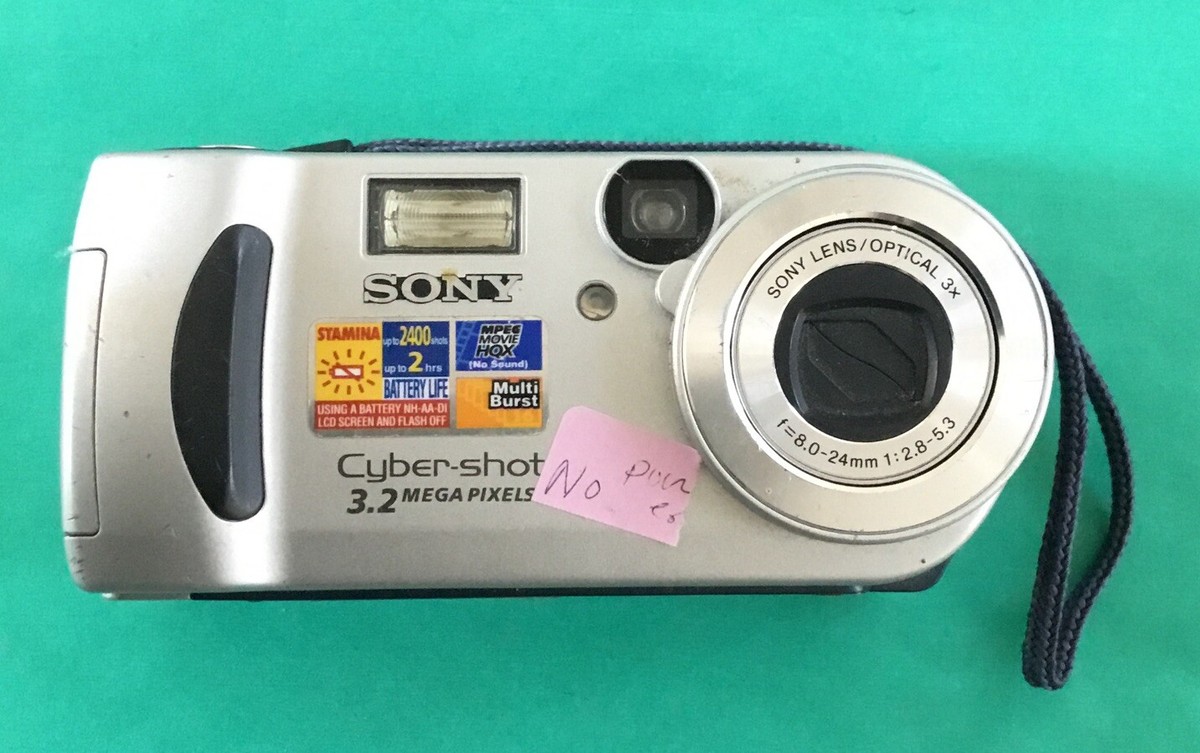 Sony Cyber-Shot DSC-P71 3.2MP 3x Zoom Digital Camera For Parts Or