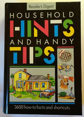 Readers Digest HOUSEHLD HINTS HANDY TIPS HC