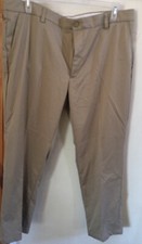 Amazon Essentials 40 Waist 29 Length Tan Men’s Dress Pants Pockets Button Zip