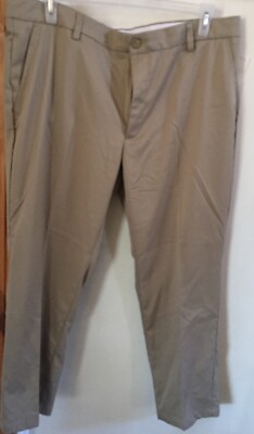 Amazon Essentials 40 Waist 29 Length Tan Men s Dress Pants Pockets Button Zip
