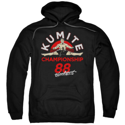 BLOODSPORT CHAMPIONSHIP 88 Licensed Adult Hooded Sweatshirt Hoodie SM-5XL