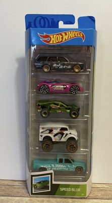 2018 Hot Wheels SPEED BLUR 5-Pack: 71 Datsun 510 Wagon Dodge XP-07 +3 Others~NWT