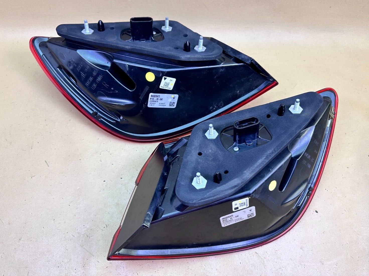 2014-2017 MASERATI QUATTROPORTE LEFT LH & RIGHT RH SIDE OUTER TAIL LIGHT SET OEM