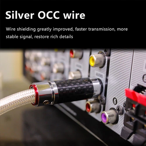 Hifi Digital Coaxial Audio Video Rca Cable RCA to RCA Male Subwoofer Audio Cable - Picture 5 of 6