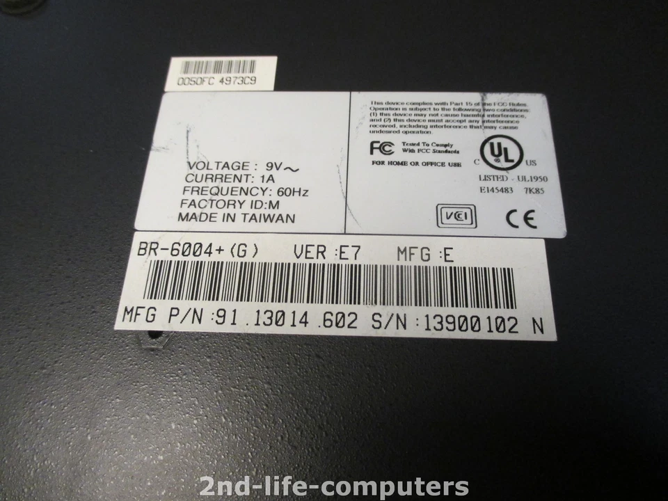 edimax br-6004+ (g) PPP, PPPoE, PPTP, IP routing, RIP-1 / 2, NAT ROUTER INCL PSU - Bild 3 von 3