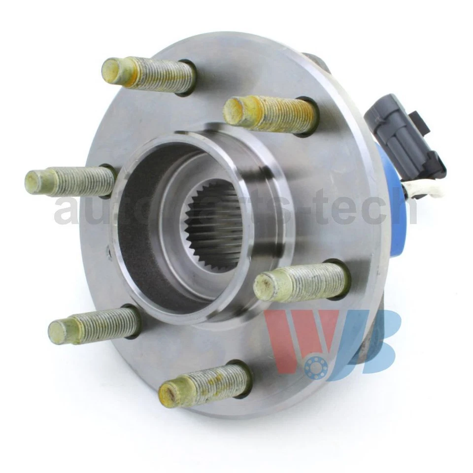 Conjunto de buje de rueda delantera trasera para Cadillac STS 2005 2006 2007 2008 2010 2011 Foto 2 de 4