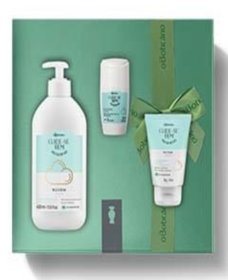 Kit Cuide-se Bem Cloud Boticario (Moisturing+Hand Cream 50g+Roll On Antiperspir)