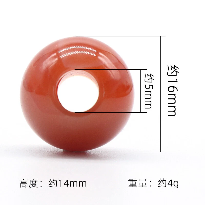 30Pcs 16mm Natural Mahogany Obsidian Large Hole Loose Beads Hole 5mm HT761 - Image 4 of 4