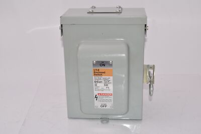 NEW ITE Gould NFR321 Enclosed Circuit Breaker Switch 3PH 240V 7-1/2 HP 30 Amps  