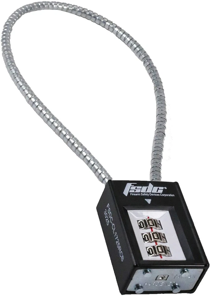 FSDC Firearm Safety California Approved 14-inch Combination Cable Gun Lock - Image 3 of 4