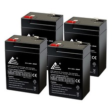 ExpertBattery 6V 4.5AH Battery Replaces Prescolite E820808, RB6VDC4AH - 4 Pack