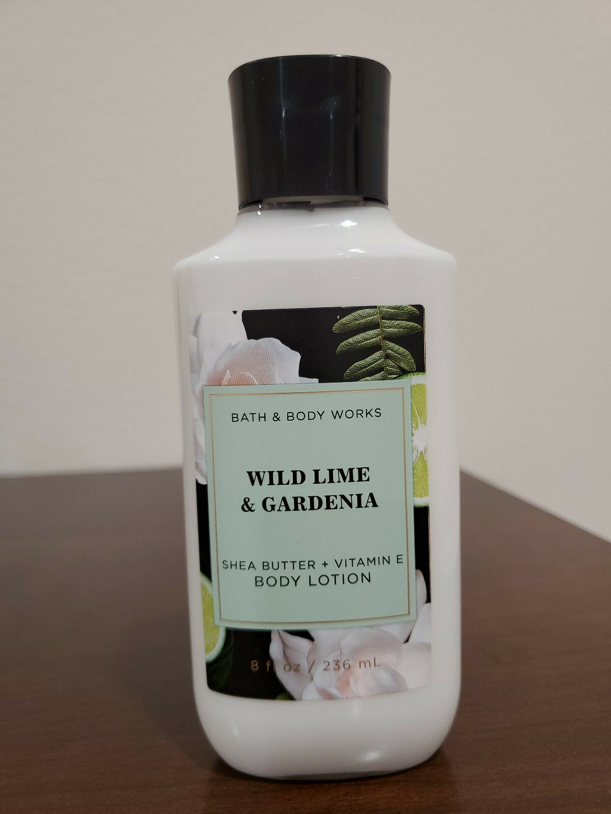 Bath and body works body lotion  WILD LIME & GARDENIA 8FL