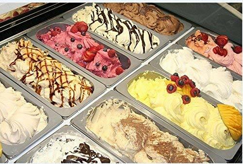 Commercial Display Cooler Refrigerated Display Case Ice Cream Gelato Showcase - Picture 6 of 6