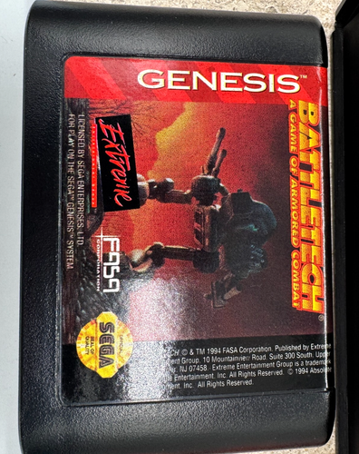 BattleTech: A Game of Armored Combat (Sega Genesis) CIB 100% Wow! Must See! - Bild 10 von 13
