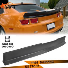 For 10-13 Chevrolet Camaro Rear Duckbill Type Trunk Spoiler Wing Black Abs Black