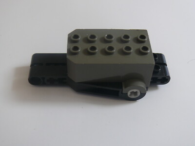 Lego 1 x Dark Gray Pullback Motor 9 x 4 x 2 1/3 no studs on front 6616 6714 5223