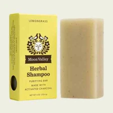 NEW Moon Valley Organics LEMONGRASS HERBAL SHAMPOO BAR