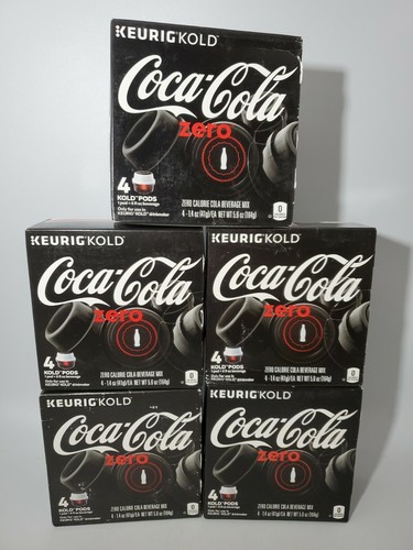Keurig Kold Pods Coca Cola Zero 5 Boxes 