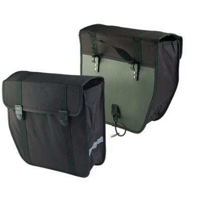 Fahrradtasche Gepäckträger Optimiz faltbar schwarz (pr) - 35l - 370x140x340mm