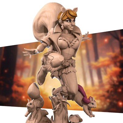 Doreen - Exotic - Bite the Bullet Pinup - Fantasy D&D Miniature