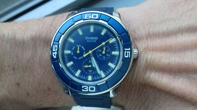 Casio LTP-1327-2EVDF FULL CALENDAR Vintage Sammlung Uhren Montre Orologio Uhr