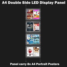 New A4 LED(8A4) Double Side Window Light Pocket Light Panel Estate Agent Display