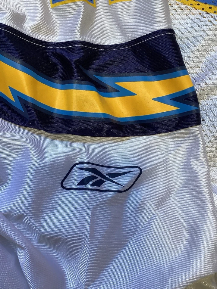 Camiseta LaDainian Tomlinson Reebok San Diego Chargers 21 Blanca/Talla M Foto 3 de 4