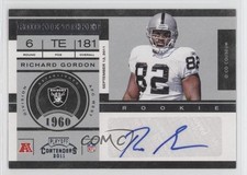 2011 Playoff Contenders Rookie Ticket Richard Gordon #168 Auto 9cb