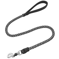 2/3/4/6/10 Foot Reflective Dog Leash Strong Nylon Rope Braided Heavy Duty for...