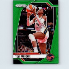 2024 Panini Prizm WNBA Temi Fagbenle #136 Green Prizm Indiana Fever