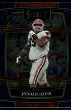 2022 Panini Select Draft Picks #80 Jordan Davis Blue (Retail Base)