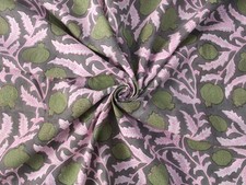 10 Yard Hand Block Print 100 Cotton Floral Fabric NO TARRIF CHARGES 100 ZK 292