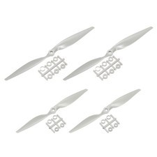 2Pcs RC Propellers 2 Vane Blades Props 5x5", 15x8" Grey with Adapter Rings