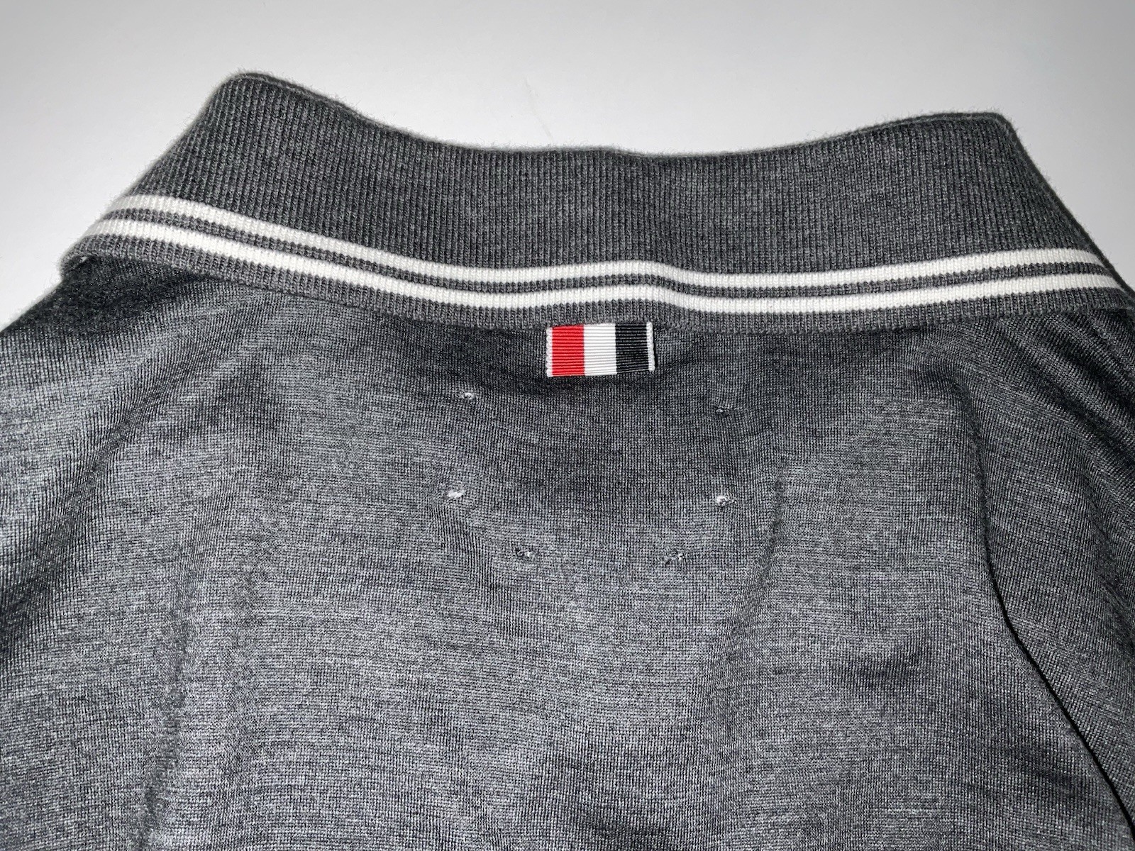 Thom Browne Wool Five-Button Placket Polo - Size … - image 15