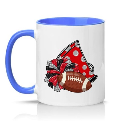 Fußball Cheerleading Damen 11 Unzen Keramiktasse Spieltag Sport Geschenk für sie