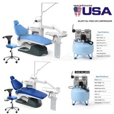 Dental Unit Chair Motor Hard Leather/24L 40L Silent Oil-Free Air Compressor