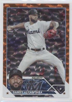 2023 Topps Series 1 Orange Foil 95/299 Sandy Alcantara #107 ff8