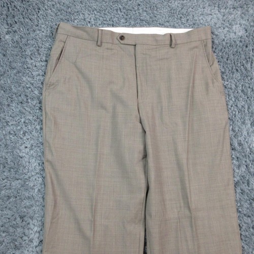 Pantalone Paul Fredrick uomo 38 lana vestito pantaloni vestibilità classica ufficio lavoro 38x30* - Foto 2 di 17
