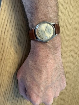 Vintage Clinton Herren-Armbanduhr 17 Jewels Mechanical