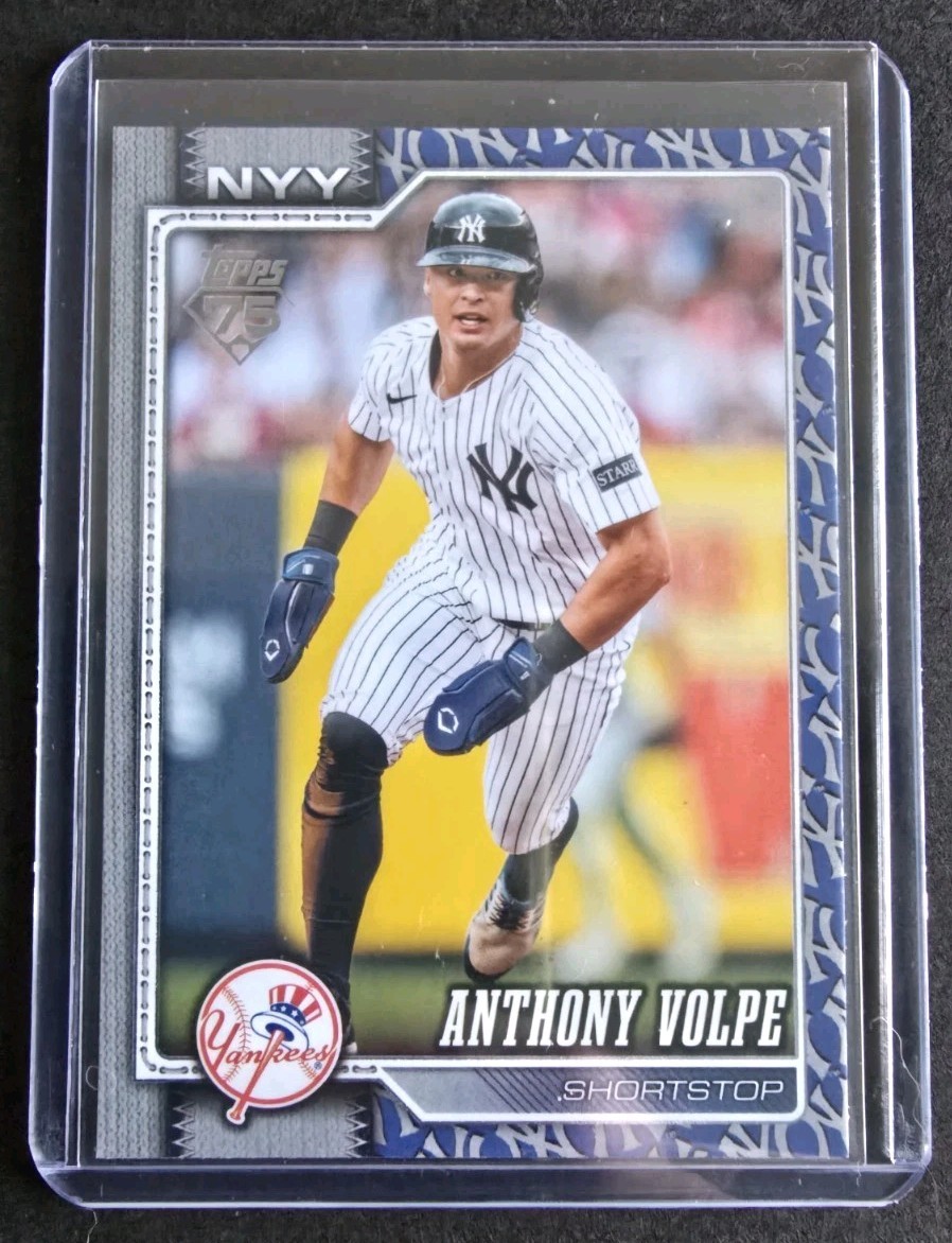 2026 Topps Series 1 Anthony Volpe Yankees Team Color Border SP • #308
