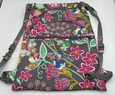 Vera Bradley’s Disney ‘Mickey and Friends’ Drawstring bag Disney Mickey Mouse and Friends Colorful Garden Drawstring  main image 2