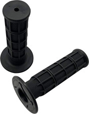 22mm 7/8" Universal Motorcycle Anti-Slip Rubber Black Handlebar Grips for ATV...