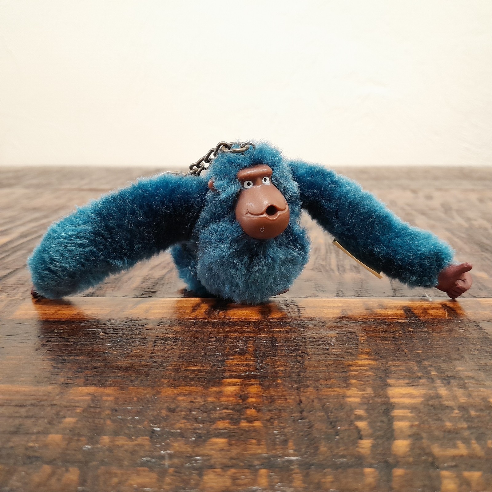 Kipling Thumbsucker Monkey Keychain Thomas Blue V… - image 1