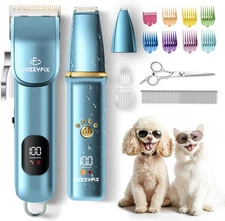 PET CLIPPERS Professional Heavy Duty Trimmer Dog Grooming Kit Thick Hair Trimmer